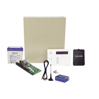 (1 Año datos ILIMITADO INCLUIDO) Kit Vista48LA con comunicador MINI012G, Teclado, Gabinete, Bateria y Transformador (1 Año datos ILIMITADO INCLUIDO) Kit Vista48LA con comunicador MINI012G, Teclado, Gabinete, Bateria y Transformador