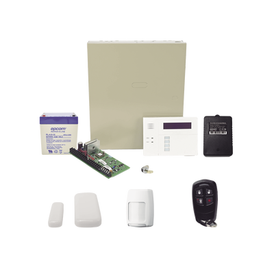 Kit inalámbrico de panel VISTA48 con teclado 6160RF receptor inalámbrico, 2 contactos 5800MINI, 1 PIR 5800PIR, 1 Control Remoto 58344, Batería y Transformador Kit inalámbrico de panel VISTA48 con teclado 6160RF receptor inalámbrico, 2 contactos 5800MINI, 1 PIR 5800PIR, 1 Control Remoto 58344, Batería y Transformador