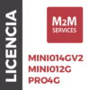 Servicio de datos por un Año para comunicadores MINI014G/V2 y MINI012G, con eventos ilimitados.