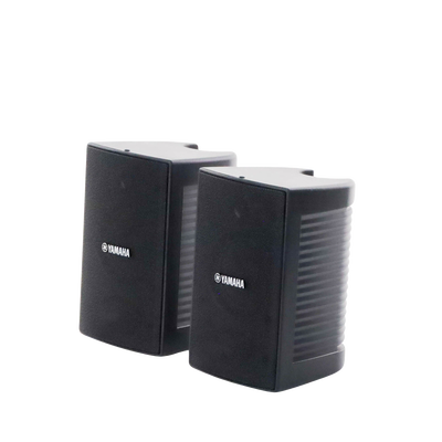 Altavoz de Montaje en Pared | 2 vias | Woofer 4" | Tweeter 1" | IPX3 | 8 ohms | 70/100V | Color Negro | Par