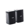 Altavoz de Montaje en Pared | 2 vias | Woofer 4" | Tweeter 1" | IPX3 | 8 ohms | 70/100V | Color Negro | Par