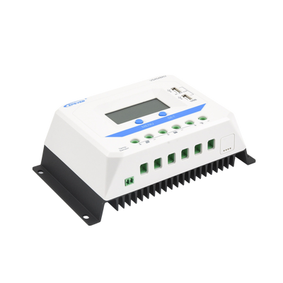 Controlador Solar de Carga PWM 12/24/36/48 V 45 A, Salida USB, con Display