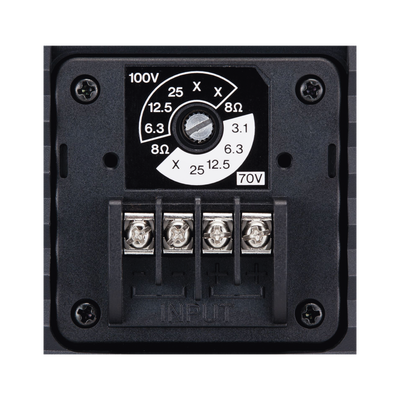 Altavoz de Montaje en Pared, 2 vias, Woofer 4 in, Tweeter 1 in, IPX3, 8 ohms, 70/100V, Color Blanco, Par