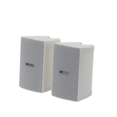 Altavoz de Montaje en Pared, 2 vias, Woofer 4 in, Tweeter 1 in, IPX3, 8 ohms, 70/100V, Color Blanco, Par