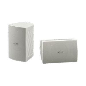 Altavoz de Montaje en Pared, 2 vias, Woofer 4 in, Tweeter 1 in, IPX3, 8 ohms, 70/100V, Color Blanco, Par Altavoz de Montaje en Pared, 2 vias, Woofer 4 in, Tweeter 1 in, IPX3, 8 ohms, 70/100V, Color Blanco, Par