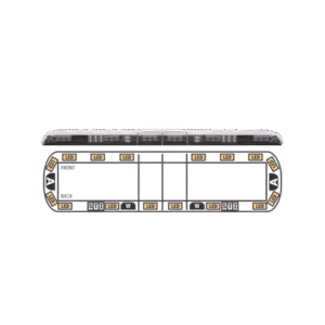 Torreta ámbar de 60" Vantage ™ 16 LED 2 luces de trabajo, 2 luces de callejón, 2 luces de freno, traseras y direccionales Torreta ámbar de 60" Vantage ™ 16 LED 2 luces de trabajo, 2 luces de callejón, 2 luces de freno, traseras y direccionales