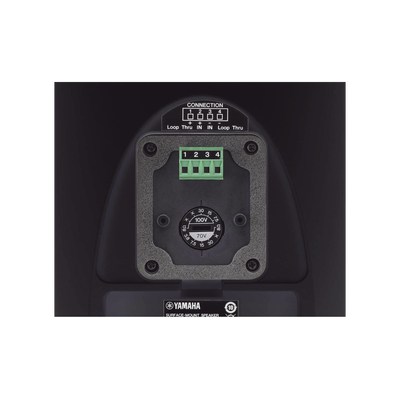 Altavoz de Montaje en Superficie, Woofer 5.25in, Tweeter 0.75 in, Bass-Reflex, IP35, Ideal para Instalaciones Fijas, Par Color Negro