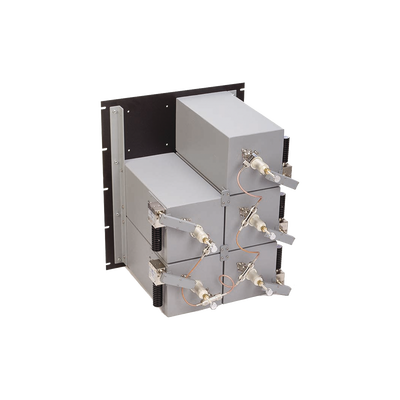 Combinador 440-512 MHz, para 5 Canales, 125 Watt, 200 KHz (min.) de Sep. Tx-Tx, 2 Circ. N Hembra.