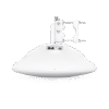 UISP Wave Profesional / Estación cliente en 60 Ghz, hasta 5.4 Gbps, respaldo en 5 Ghz, GPS integrado
