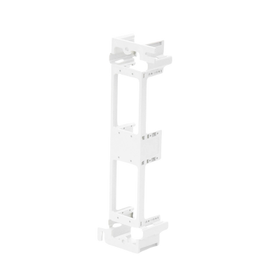 Montaje de Pared para Panel de Parcheo de 12 puertos, Color Blanco