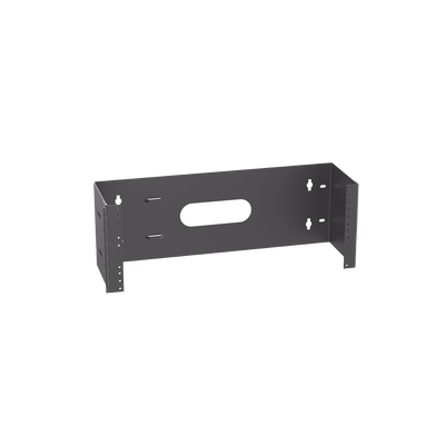 Rack Abierto de Instalación en Pared con Bisagras, Profundidad de 159 mm, 19 in de Ancho, 4 UR, Color Negro