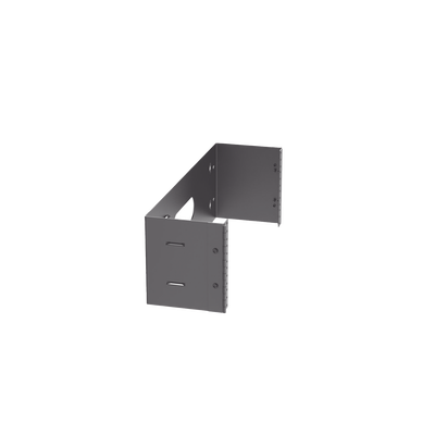 Rack Abierto de Instalación en Pared con Bisagras, Profundidad de 159 mm, 19 in de Ancho, 4 UR, Color Negro