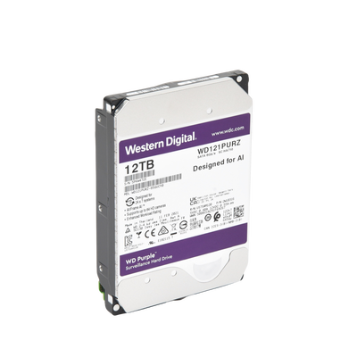Disco duro WD de 12TB / 7200RPM / Optimizado para Videovigilancia