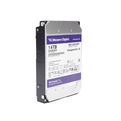 Disco duro WD de 14TB / 7200RPM / Optimizado para soluciones de video inteligente