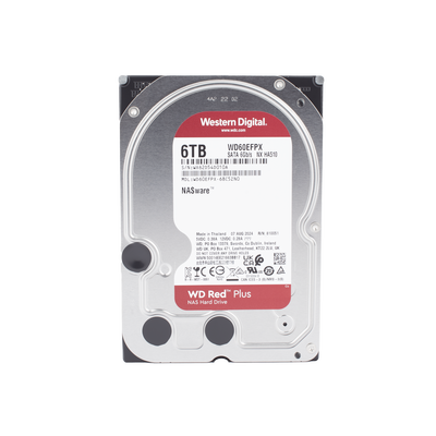 Disco Duro Red de 6TB / 5400 RPM / Optimizado para NAS / Uso 24-7 / 3 Años de Garantia