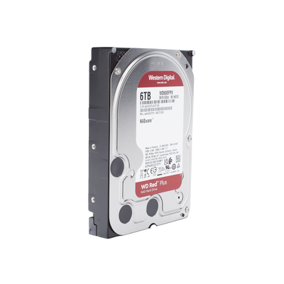 Disco Duro Red de 6TB / 5400 RPM / Optimizado para NAS / Uso 24-7 / 3 Años de Garantia