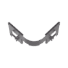 Accesorio Para Control de Radio de Curvatura, Para Charolas Wyr-Grid®, 4 in de Alto, Color Negro