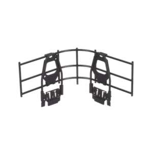 Accesorio de Control de Radio de Curvatura en Cruces, Tes o Intersecciones, en Charolas Wyr-Grid® de Panduit, 101.6 mm de Alto, Color Negro