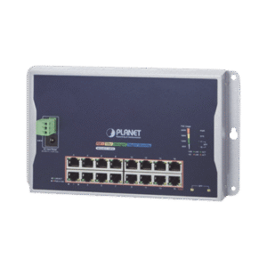 Switch Industrial Administrable Capa 2 de Pared,16 Puertos PoE 802.3at Gigabit y 2 Puertos SFP Switch Industrial Administrable Capa 2 de Pared,16 Puertos PoE 802.3at Gigabit y 2 Puertos SFP