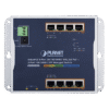 Switch Industrial PoE Administrable de Pared Capa 2, 8 Puertos Gigabit PoE 802.3at y 2 Puertos 100/1000X SFP