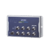 Switch Industrial Tipo Plano, Capa 2, 8 Puertos M12 10/100/1000T, Con Modo Bypass, Carcasa IP40