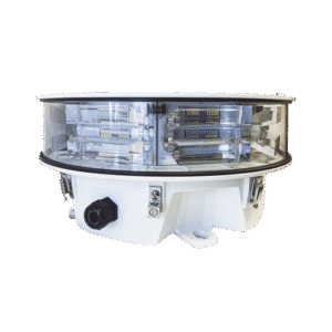 Lámpara de Obstrucción LED Blanca de Media Intensidad, Tipo L-865 acorde con FAA AC-70/7460-1L, (120 - 240 V ca). Lámpara de Obstrucción LED Blanca de Media Intensidad, Tipo L-865 acorde con FAA AC-70/7460-1L, (120 - 240 V ca).