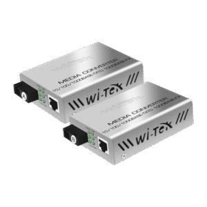 Convertidor de medios / Hasta 25 Km / 1 puerto SC/UPC 1000Mbps / 1 puerto RJ45 1000Mbps / WL: Tx 1310nm - Rx 1550nm / incluye 2 piezas A y B Convertidor de medios / Hasta 25 Km / 1 puerto SC/UPC 1000Mbps / 1 puerto RJ45 1000Mbps / WL: Tx 1310nm - Rx 1550nm / incluye 2 piezas A y B