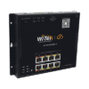 Switch L2 PoE Industrial / Administración Cloud Gratuita / 8 Puertos PoE af/at/bt 10/100/1000 Mbps / 2 Puertos SFP Gigabit / Máx Presupuesto PoE 145 W / Montaje Magnético - Riel DIN.