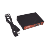 Switch Administrable de 8 puertos Gigabit Ethernet con PoE 802.3 af/at y 24V Pasivo + 2 SFP Gigabit, 150 W