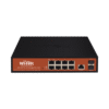 Switch Administrable de 8 puertos Gigabit Ethernet con PoE 802.3 af/at y 24V Pasivo + 2 SFP Gigabit, 150 W