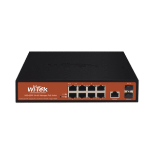 Switch Administrable de 8 puertos Gigabit Ethernet con PoE 802.3 af/at y 24V Pasivo + 2 SFP Gigabit, 150 W Switch Administrable de 8 puertos Gigabit Ethernet con PoE 802.3 af/at y 24V Pasivo + 2 SFP Gigabit, 150 W