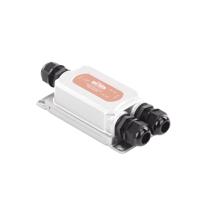 Extensor PoE para exterior / Entrada PoE de 60W y 2 salidas PoE de 30W / Protección IP68 / Ideal Para Aplicaciones de CCTV
