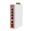 Switch Industrial / 4 Puertos 10/100 Mbps con PoE 802.3af/at / 2 Puertos Uplink Gigabit (1 Rj45 - 1 SFP) / PoE Hasta 250 m