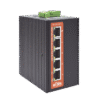 Switch Industrial PoE++ / No administrable / Con 4 puertos Gigabit PoE / 1 puerto Gigabit Uplink / Presupuesto 120W