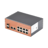 Switch Industrial PoE+ no administrable de 8 Puertos 10/100/1000Mbps + 2 SFP Combo, 150 W