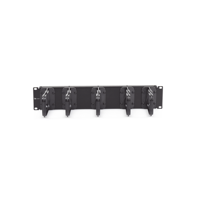 Organizador de cable, para montaje aéreo, con 5 soportes, 2UR