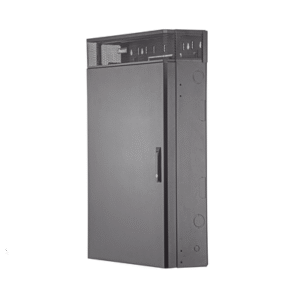 Gabinete de Montaje en Pared TrueEdge™, Con 3 UR para Equipo Activo y 3 UR para Paneles de Parcheo, Fabricado en Acero, Color Negro Gabinete de Montaje en Pared TrueEdge™, Con 3 UR para Equipo Activo y 3 UR para Paneles de Parcheo, Fabricado en Acero, Color Negro