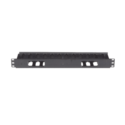 Organizador de Cables Horizontal PatchLink, Sencillo (Solo Frontal), Para Rack de 19in, 1UR