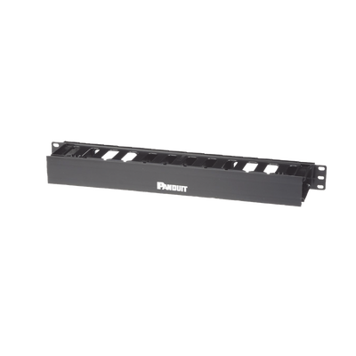 Organizador de Cables Horizontal PatchLink, Sencillo (Solo Frontal), Para Rack de 19in, 1UR