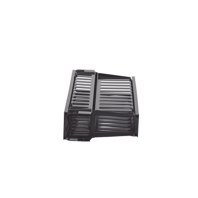 Organizador de Cables Horizontal PatchLink, Doble (Frontal y Posterior), Con Tapa Extendida, Para Rack de 19in, 2UR