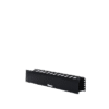 Organizador de Cables Horizontal PatchLink, Sencillo (Solo Frontal), Con Tapa Extendida, Para Rack de 19in, 2UR