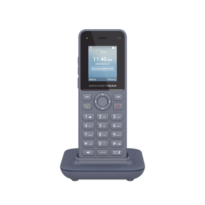 Teléfono IP inalámbrico Wi-Fi, portátil, 2 líneas, 2 cuentas SIP, Voz HD, Bluetooth, Puerto USB tipo C