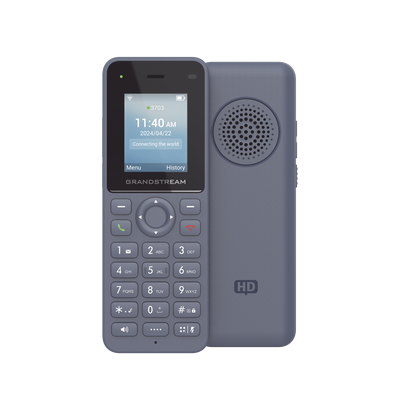 Teléfono IP inalámbrico Wi-Fi, portátil, 2 líneas, 2 cuentas SIP, Voz HD, Bluetooth, Puerto USB tipo C