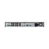 NVR de 12 Megapíxel con Wisenet Wave Embebido / Incluye 4 Licencias / 4TB Incluidos / 8 canales / 8 puertos PoE+ / H.265 & WiseStream / E/S de alarma