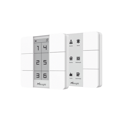 Panel Inteligente con Botones Programables y Display Digital para Automatización LoRaWAN Panel Inteligente con Botones Programables y Display Digital para Automatización LoRaWAN