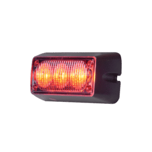 Luz Auxiliar Brillante con 3 LEDs, Color Rojo, Mica Transparente Luz Auxiliar Brillante con 3 LEDs, Color Rojo, Mica Transparente