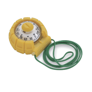 Brújula de mano serie sport en color amarillo