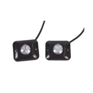 Estrobos Ocultos de 12 LED cada una, Color Rojo/Azul, Ideales para Vehículos Encubierto