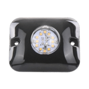 Luz Oculta Ultra Brillante con 12 LED, Color Ambar
