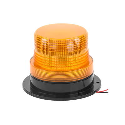 Burbuja brillante de Larga Vida Útil con 8 LEDs, color ámbar, domo ámbar